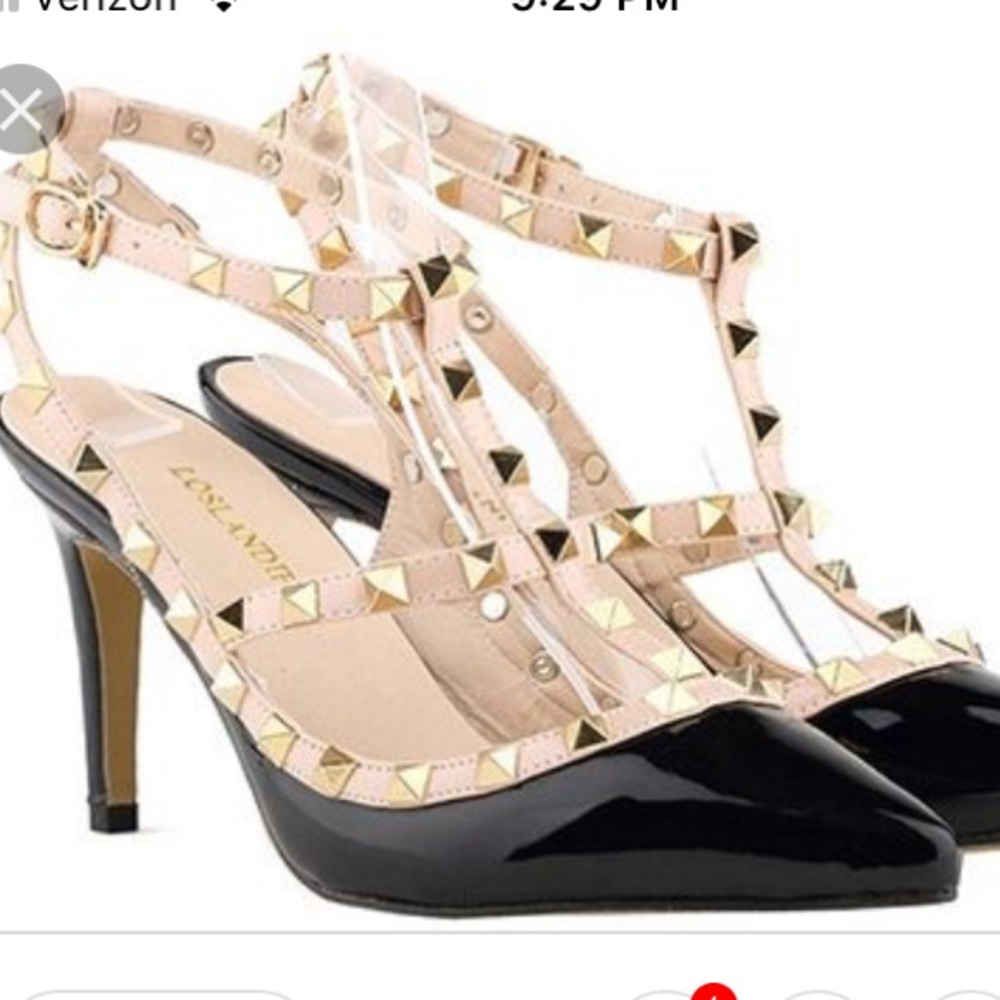 Studded heels